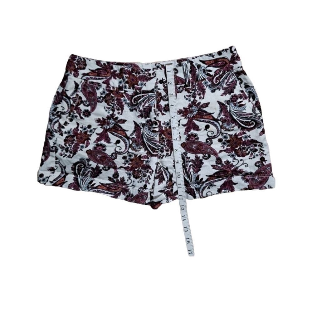 LOFT Paisley Low Rise Shorts - Picture 5 of 7
